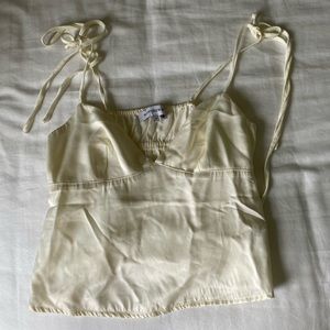 We wore what satin tank